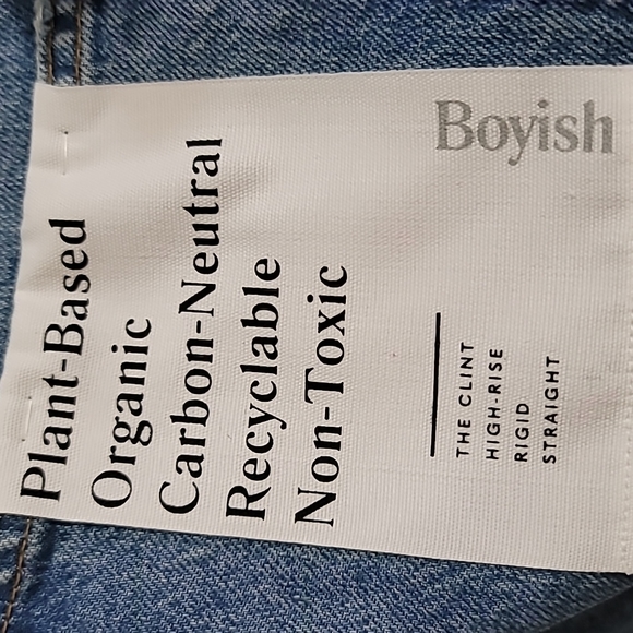Free people ×Boyish THE CLINT Jeans $208 size 32 - Picture 14 of 16